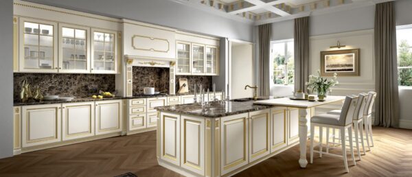 Paris klassik mətbəx mebeli - klassik mətbəx mebelləri - mebel - классическая кухонная мебель - Luxconcept.az